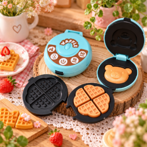 Miniatur Waffeleisen für Wichtel und Puppenhaus