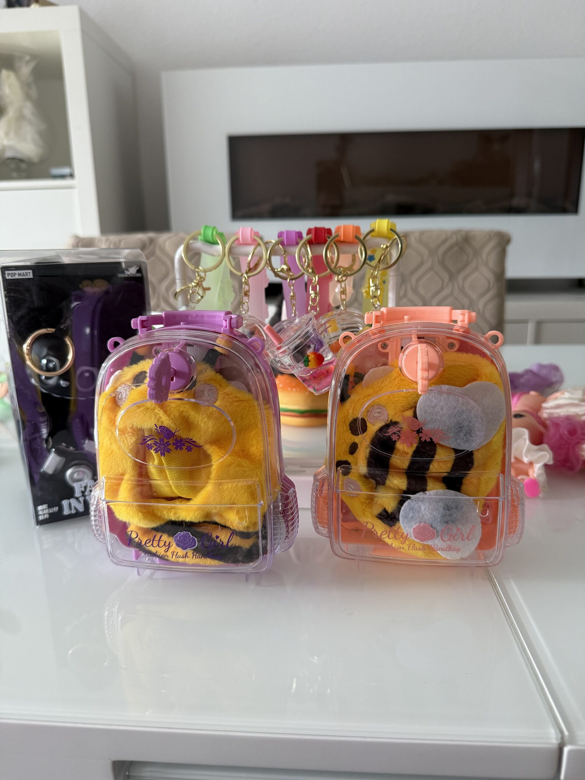 🎄Weihnachtsmarkt Angebot🎄 Labubu Mini-Reiseset „Hummel-Style“ – Kostüm,Leuchtrolli & Zubehör ( Kawaii Monster Flauschie ist nicht inbegriffen❣️) – Bild 3