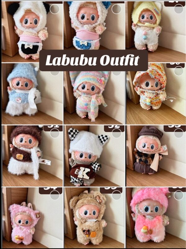 Labubu Outfit-Sets für Labubu  & Co. – verschiedene Modelle“ (ohne Labubu)
