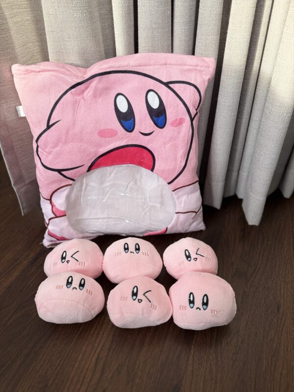 Kawaii Plusch Kissen+ 6 kleine Plüsch Kawaii Freunde – Bild 3
