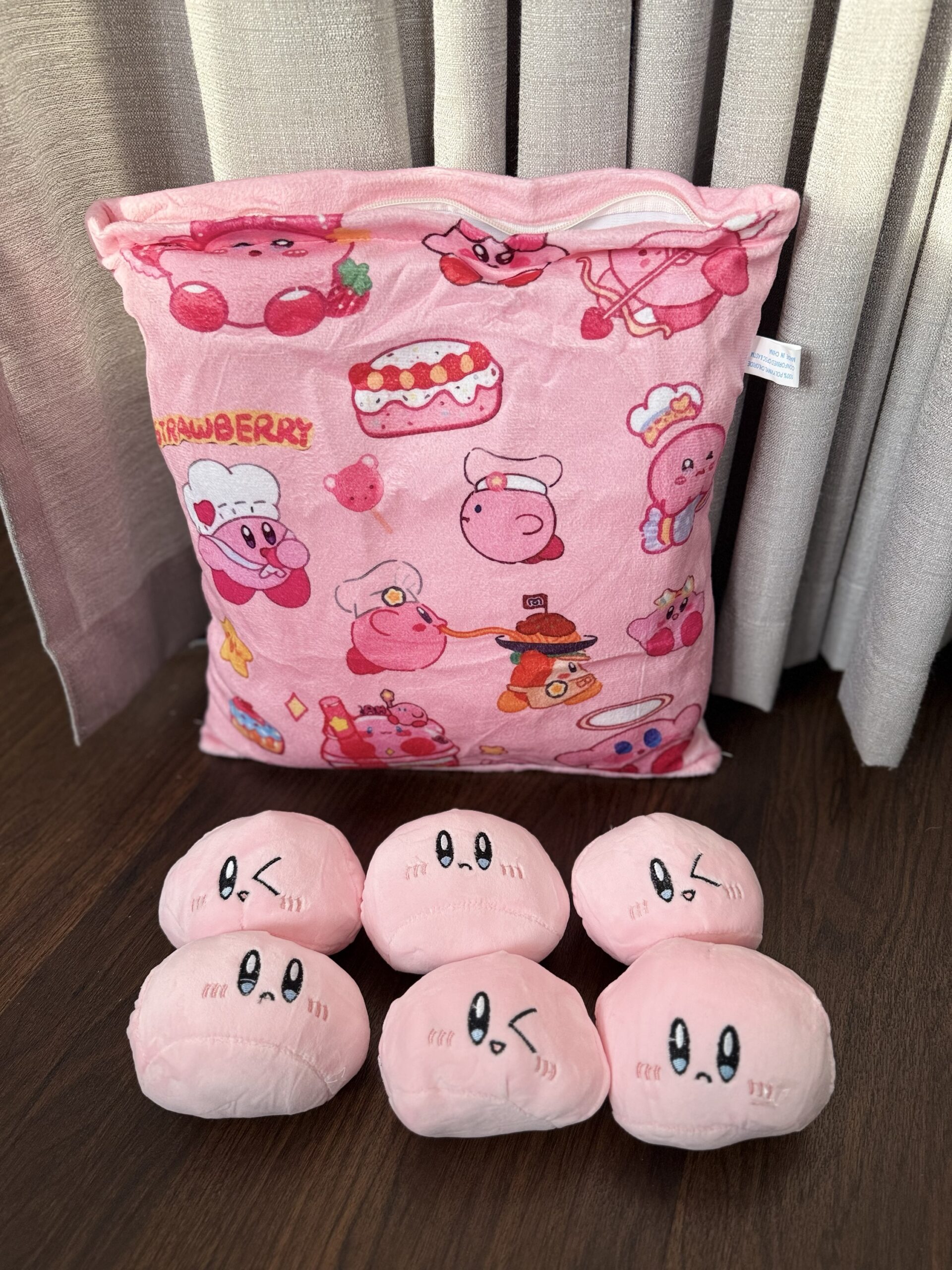 🎄Weihnachtsmarkt Angebot🎄 Kawaii Plusch Kissen+ 6 kleine Plüsch Kawaii Freunde – Bild 2