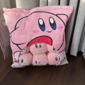 Kawaii Plusch Kissen+ 6 kleine Plüsch Kawaii Freunde